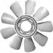 Ventilatorwiel, motorkoeling